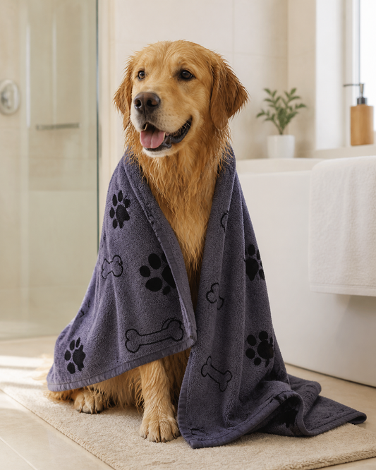 Quick-dry microfiber dog towel