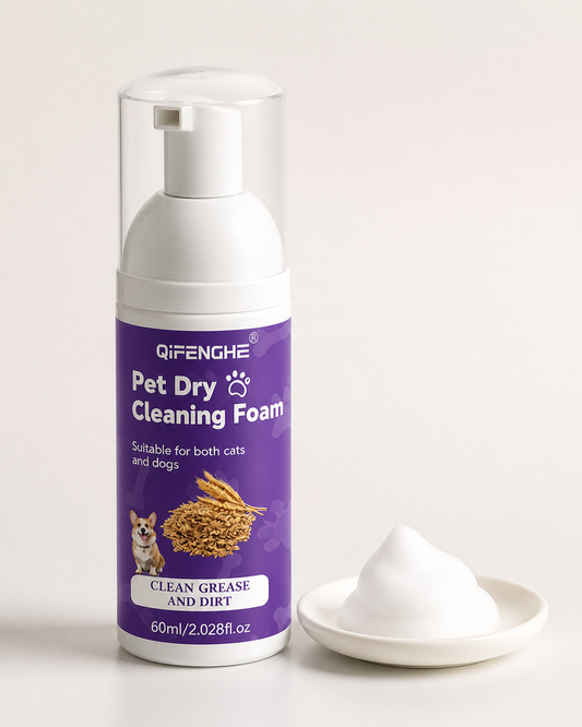 Waterless shampoo foam