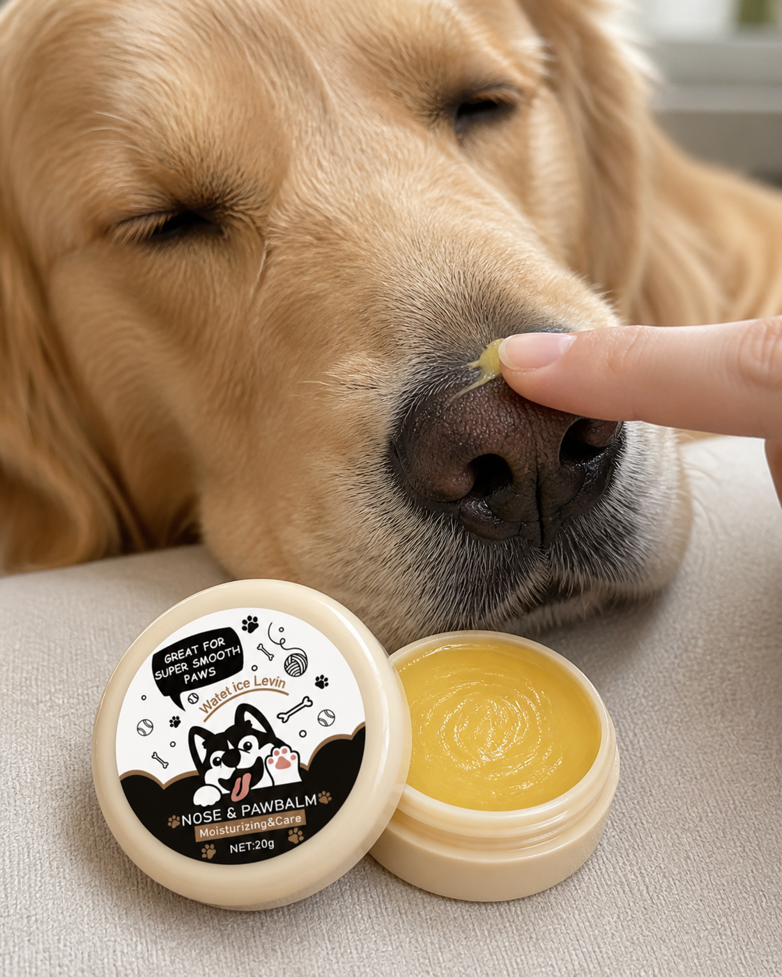 Nose-and-paw balm
