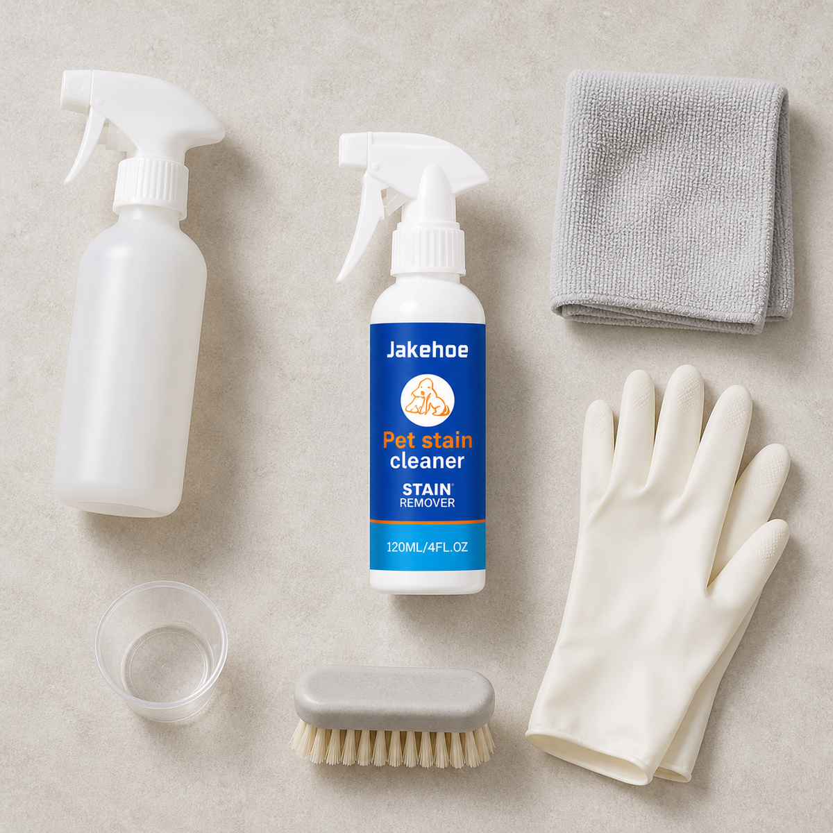 Enzymatic stain-and-odor concentrate