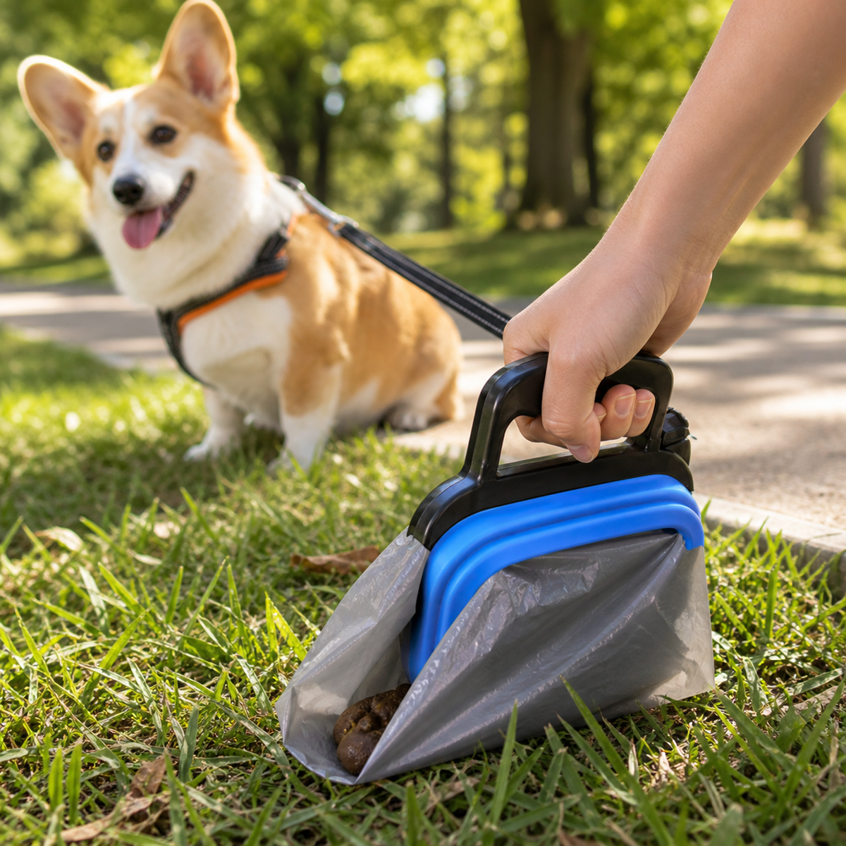 Foldable Dog Poop Scooper Set